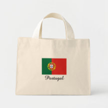 Design da bandeira de Portugal Bolsa Para Compras