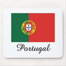 Design da bandeira de Portugal Mouse Pads