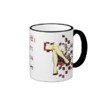 design da caneca do estilete do chefe do mundo o m
