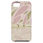 design da natureza do rosa do nouveau da arte capas de iPhone 5 Case-Mate