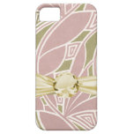 design da natureza do rosa do nouveau da arte capas iPhone 5 Case-Mate
