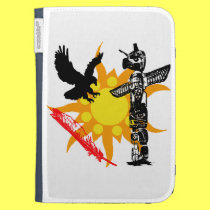Design de Eagle, do Totem de Eagle, & da pena capas