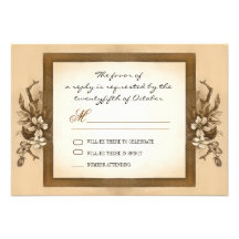 design de madeira do rsvp do casamento do quadro d convites personalizado