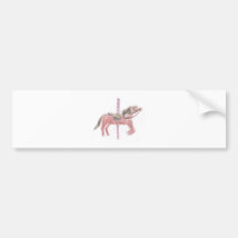 Design do cavalo do carrossel adesivo