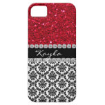 Design do damasco do OLHAR do CRISTAL DE ROCHA do  Capa De iPhone 5 Case-Mate