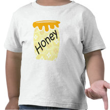 Design do frasco do mel t-shirts
