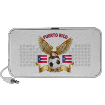 Design do futebol de Puerto Rico Caixinhas De Som Para Notebook