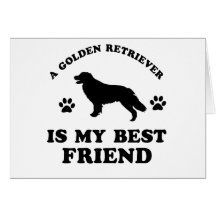 Design do golden retriever cartões