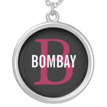 Design do monograma da raça de Bombaim colares