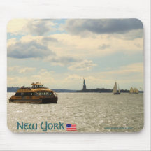 Design do mousepad da estátua da liberdade da Nova
