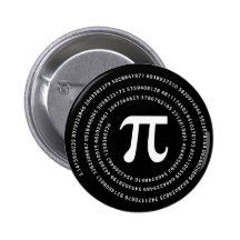 Design do número do Pi Boton