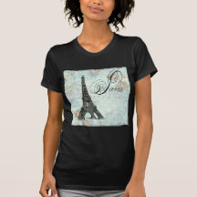 Design francês de Eiffel da excursão do La de Pari T-shirt