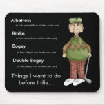 Design Golfing do avô Mouse Pad