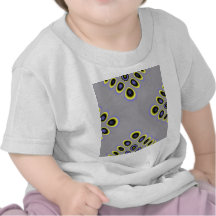 Design gráfico do teste padrão estranho abstrato d t-shirts