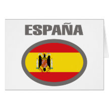 Design legal da bandeira da espanha! cartoes