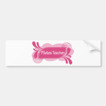 Design legal do professor orgulhoso de Pilates! Adesivo