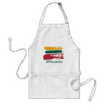 Design lituano da bandeira avental
