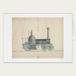 Design locomotivo (1344) cartões