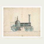 Design locomotivo (1344) pôsteres