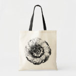 Design moderno da flor do vintage em preto e branc bolsa para compra