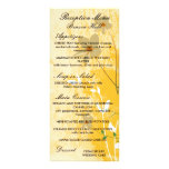 design moderno floral dourado panfletos informativos personalizados