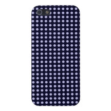 Design pontilhado azul iPhone 5 capas