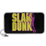 design roxo amarelo do basquetebol do afundanço caixinha de som para iPhone