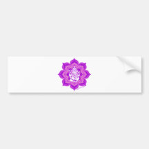 Design roxo de Ganesh Adesivos