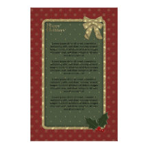 Design tradicional do Natal Papéis Personalizados