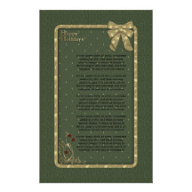 Design tradicional do Natal Papéis Personalizados