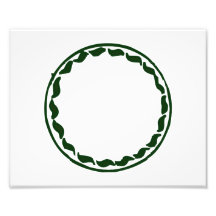 Design verde do círculo do pimentão foto