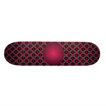 Design vermelho de CricketDiane do skate da colisã