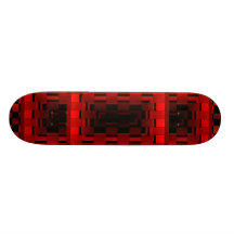 Design vermelho de CricketDiane do skate da ilusão
