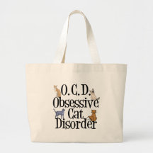 Desordem obsessiva do gato bolsas de lona