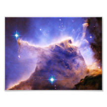 Detalhe da coluna da nebulosa de Eagle (Hubble) Impressão Fotográficas
