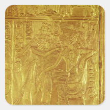 Detalhe do santuário dourado adesivos quadrados