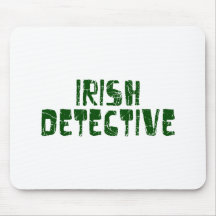 Detetive irlandês mousepad