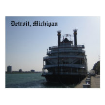 Detroit, Michigan Cartao Postal
