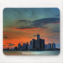 Detroit Michigan Mousepad