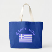 Deus & bandeira gregos bolsa