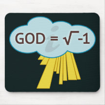 Deus = raiz quadrada de -1 mouses pads mousepads
