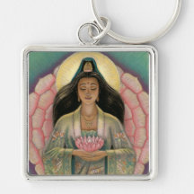 Deusa de Kuan Yin da piedade Chaveiros