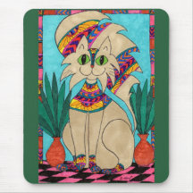 Deusa do gato mouse pad