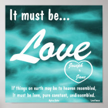 Deve ser amor… Poster-Personalize