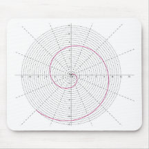 dextrogira espiral dos arquimedes mouse pads