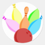 Dez boliches do Pin Adesivos