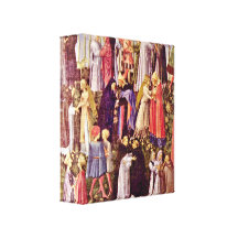 Di Grazia de Giovanni di Paolo - paraíso Impressão De Canvas Envolvida