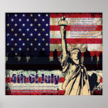 Dia da Independência de impressão dos Estados Unid