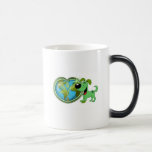 Dia da Terra e folha Caneca