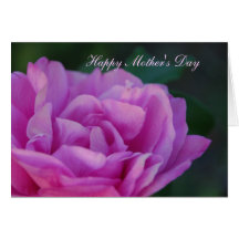 Dia das mães do rosa do rosa cartão